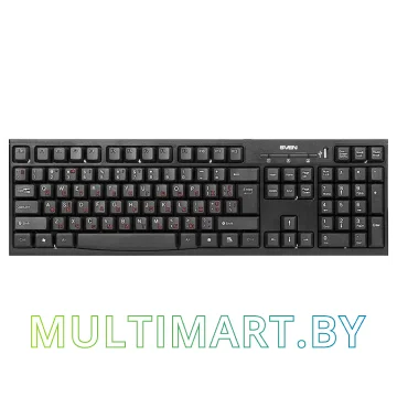 Клавиатура SVEN Standard 304 USB+HUB Black